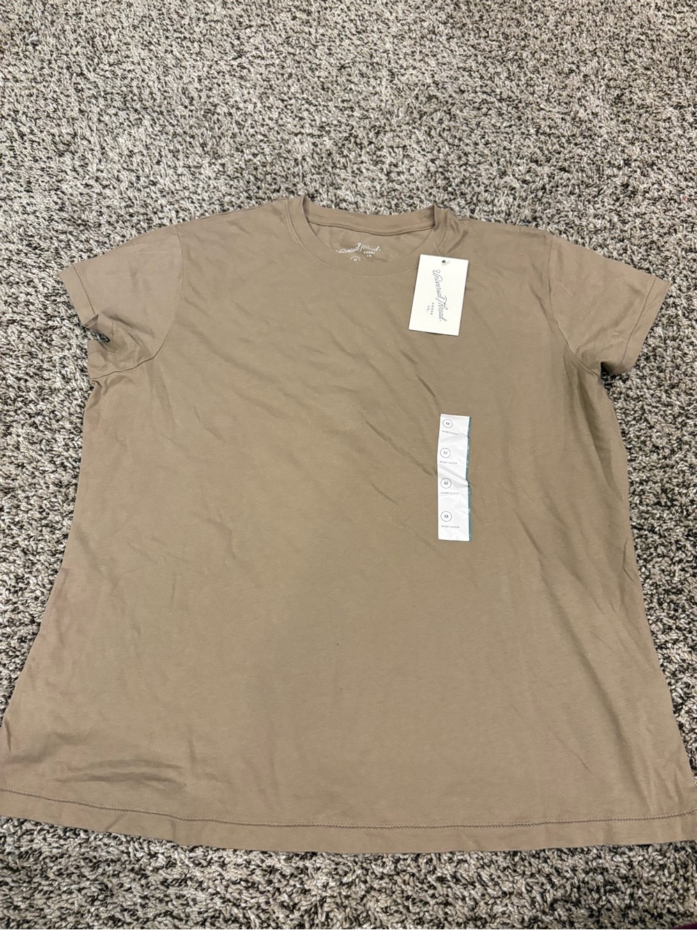 Universal Thread Relaxed Crewneck Tee in Taupe